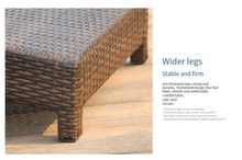 Load image into Gallery viewer, Luxury Plus Furniture - Nordic Rattan Sun Bed Lounger 3 Piece (Balcony, Patio, Courtyard, Pool)
