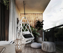 Load image into Gallery viewer, Luxury Plus Furniture - Nordic Rattan Designer Hanging Chair (Balcony, Patio, Courtyard)
