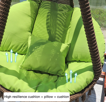 Load image into Gallery viewer, Luxury Plus Furniture - Nordic Rattan Designer Hanging Chair Stand Alone (Balcony, Patio, Courtyard)
