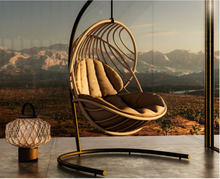 Load image into Gallery viewer, Luxury Plus Furniture - Nordic Rattan Designer Hanging Chair (Balcony, Patio, Courtyard)

