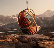 Load image into Gallery viewer, Luxury Plus Furniture - Nordic Rattan Designer Hanging Chair (Balcony, Patio, Courtyard)
