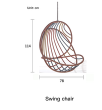Load image into Gallery viewer, Luxury Plus Furniture - Nordic Rattan Designer Hanging Chair (Balcony, Patio, Courtyard)
