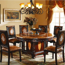 Load image into Gallery viewer, &quot;Arna Royal Victorian Collection&quot; Luxury Plus Furniture - Exquisite Antique Dining Table 1.4m &amp; Chairs x6
