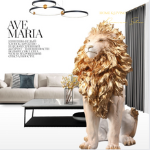 Load image into Gallery viewer, Designer Handmade Resin Lion Statue
