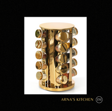 Load image into Gallery viewer, &quot;Arna Lisa&quot; Royal Collection - Luxury Rotary Seasoning Set 20 High Quality Red/Gold/Silver
