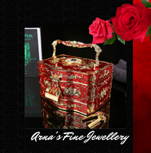 Load image into Gallery viewer, Arna&#39;s Luxury Jewellery Box Mirrored with 3 Layers (4 Colours)
