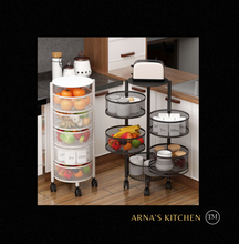 Load image into Gallery viewer, Versatile Storage Set on Casters -  Multi-layer Baskets Kitchen/Bedroom/Bathroom/Sewing Room/Toys
