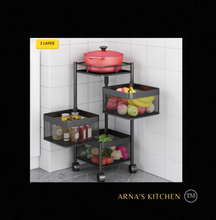 Load image into Gallery viewer, Versatile Storage Set on Casters -  Multi-layer Baskets Kitchen/Bedroom/Bathroom/Sewing Room/Toys
