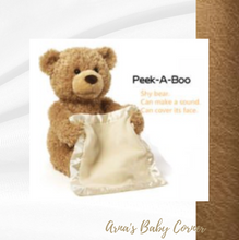Load image into Gallery viewer, Children&#39;s T Bear &quot;Peek-a-Boo&quot; Electric Facial Turning Plush Movable Bear
