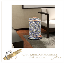 Load image into Gallery viewer, &quot;Arna Royal Vintage Collection&quot;  Luxury Pedal Golden Range 10L Trash Rubbish Bin
