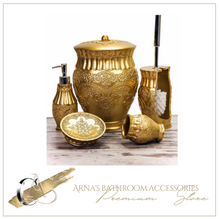 Load image into Gallery viewer, &quot;Arna Lisa&quot; Bathroom Set - Luxury Gold 5 Piece Bathroom Set - Bathroom Accessories

