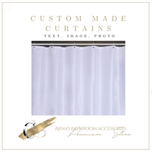Load image into Gallery viewer, DIY Bathroom Durable Custom Orchid Shower Curtains DIY Bathroom Curtain Fabric Washable Polyester for Bathtub Art Decor
