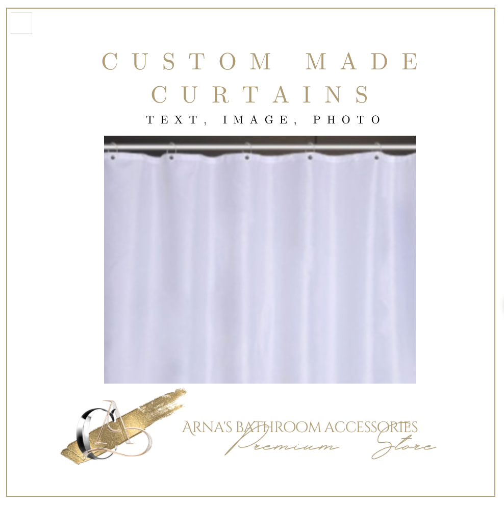 DIY Bathroom Durable Custom Orchid Shower Curtains DIY Bathroom Curtain Fabric Washable Polyester for Bathtub Art Decor