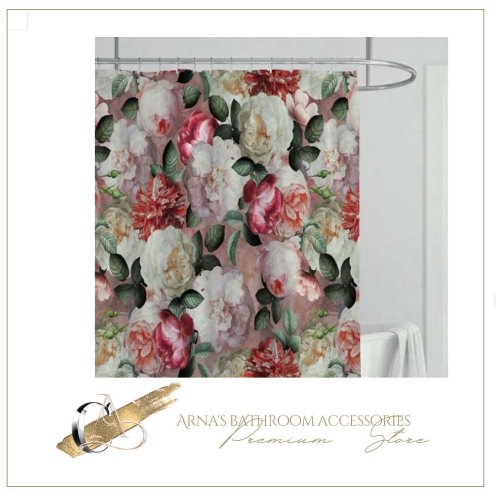 Floral Shower/Bath Curtain - Many Styles
