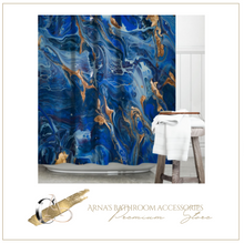 Load image into Gallery viewer, Shower/Bath Curtain Range - 3D Grey Geometric Stone Fabric Waterproof Bathroom Curtain Hotel Decorative Curtains Blackout Screen
