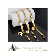 Load image into Gallery viewer, Quality Personalised ID Bracelets - Gold/Rose Gold/Silver - Many Styles
