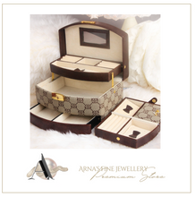 Load image into Gallery viewer, Nordic Wooden Designer Jewellery Box Organiser
