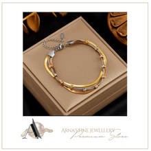 Load image into Gallery viewer, Women&#39;s Gold Bracelet 18K
