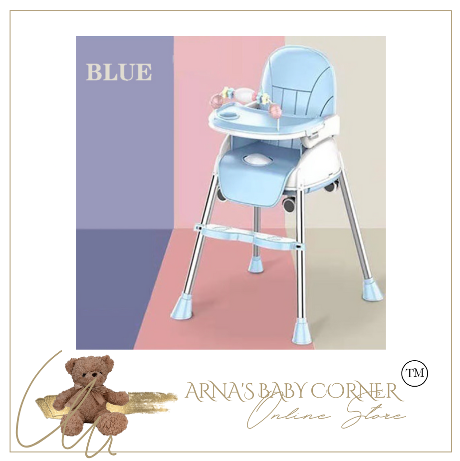 High Chair Adjustable Multi Functional (4 Colours)