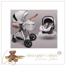 Load image into Gallery viewer, Luxury Baby Pram Car Seat 3 in 1 (9 Colours) Foldable
