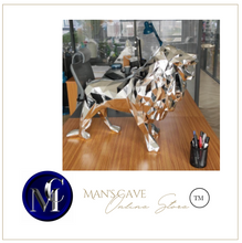 Load image into Gallery viewer, &quot;Arna Lisa&quot; Resin 78*30*56cm Geometric Lion Sculpture Ornament - High Quality
