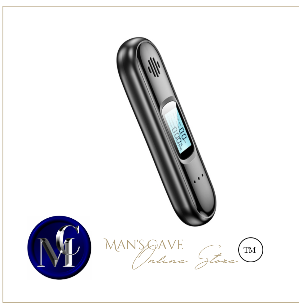 New Portable Non-contact Alcohol Tester Breathalyzer Rechargeable With LED