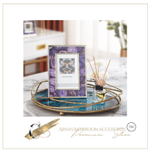 Load image into Gallery viewer, &quot;Arna Lisa&quot; Royal Collection - Luxury Unique Design - Gold Glass Trays Decorative Creative Bird Frame
