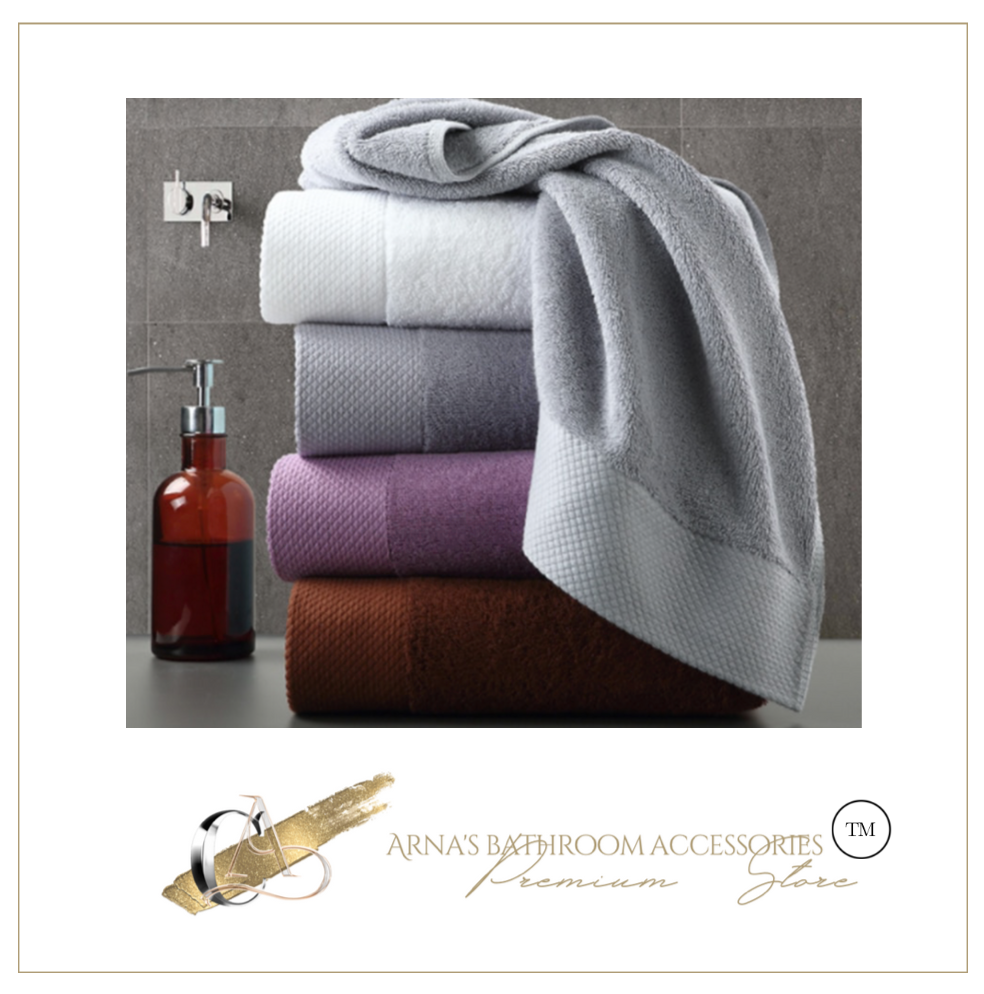 Luxury Bath Towel Set - 3  Piece - 100% Cotton