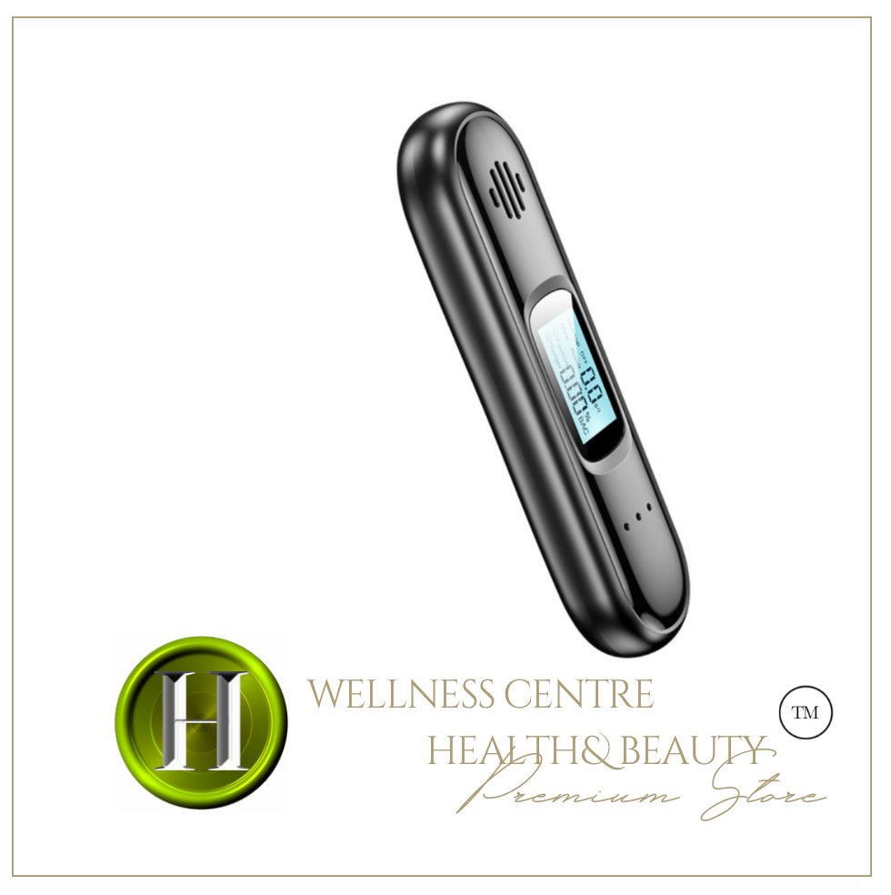 New Portable Non-contact Alcohol Tester Breathalyzer Rechargeable With LED