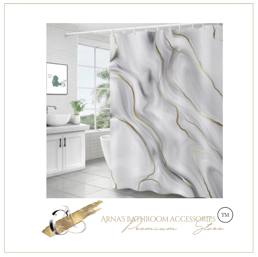 Luxury Shower Bath Curtain - NEW ARRIVAL - Various colours and sizes
