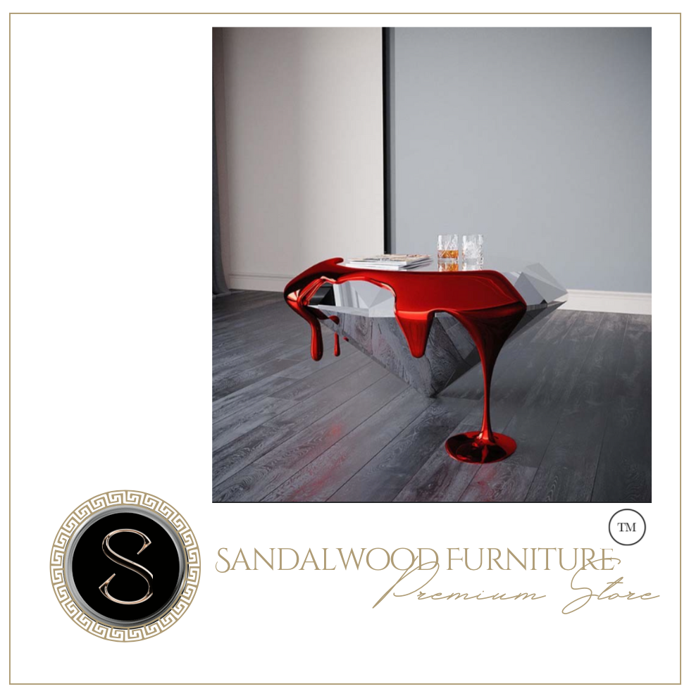 Italian Style Paint Coffee Table - Art Dec Modern Designer (Many Colours)