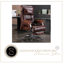 Load image into Gallery viewer, &quot;Arna Royal Victorian Collection&quot; Luxury Plus Furniture - Office Leather Reclining Business Chair CEO
