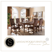 Load image into Gallery viewer, &quot;Arna Royal Victorian Collection&quot; Luxury Plus Furniture - Exquisite Antique Dining Table &amp; Chairs x6 Marble
