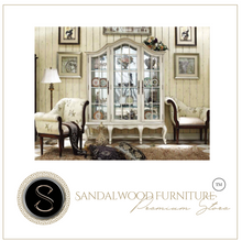 Load image into Gallery viewer, &quot;Arna Royal Victorian Collection&quot; Luxury Plus Furniture - Exquisite Elegant White Antique China Wine Cabinet
