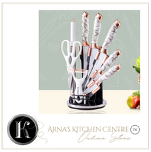 Load image into Gallery viewer, &quot;Arna Lisa&quot; Royal Collection - Luxury Top End Knife Set - Master Series 9 Piece
