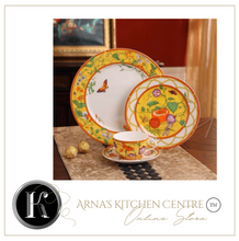 Load image into Gallery viewer, &quot;Arna Lisa&quot; Royal Collection - Luxury 24 Piece Bone China Dinnerware for 6 Butterfly
