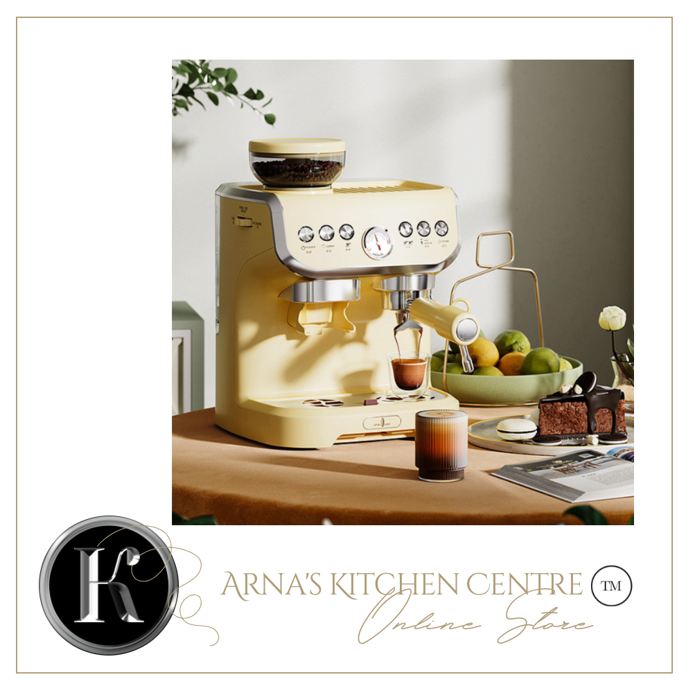 AC-517ED Coffee Machine Italian Household Instant Grinder Small Full Semi-automatic