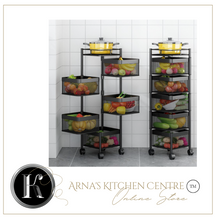 Load image into Gallery viewer, Versatile Storage Set on Casters -  Multi-layer Baskets Kitchen/Bedroom/Bathroom/Sewing Room/Toys
