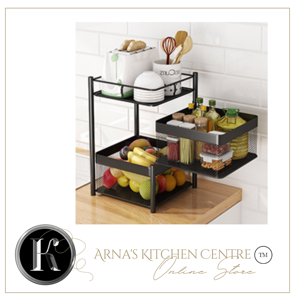 Versatile Storage Set on Casters -  Multi-layer Baskets Kitchen/Bedroom/Bathroom/Sewing Room/Toys