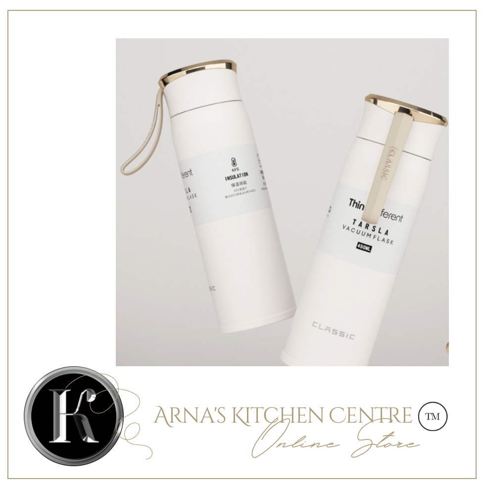 Luxury - Thermos Bottle 450ml Portable Insulated Cup 304 Stainless Steel Vacuum Flask (A Perfect Gift) Many Colours