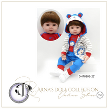 Load image into Gallery viewer, Arna Lisa Collection - Baby Mick - 47cm Silicone Vinyl Newborn Doll
