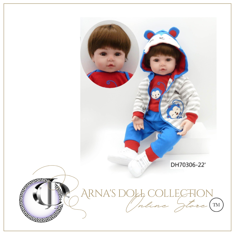 Arna Lisa Collection - Baby Mick - 47cm Silicone Vinyl Newborn Doll