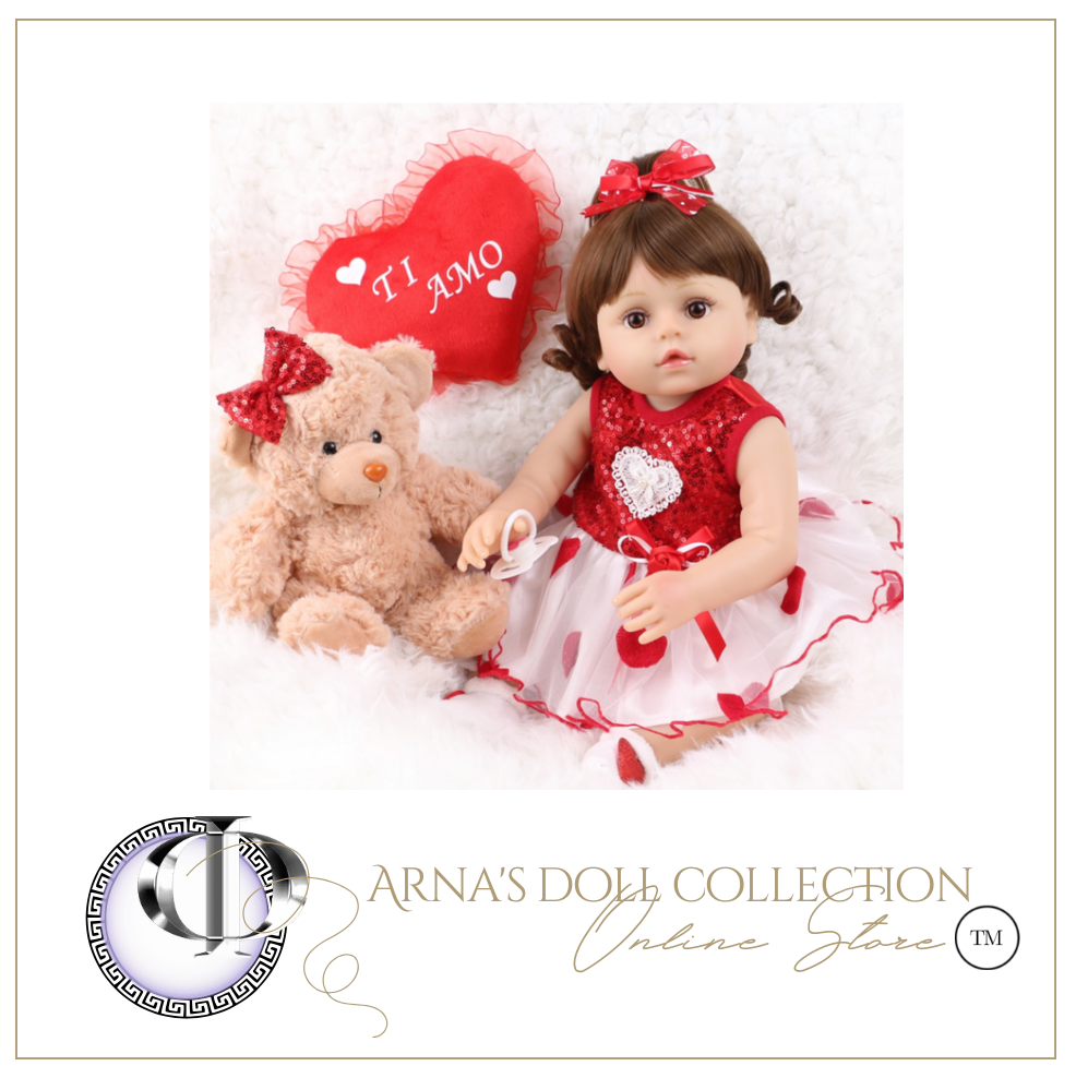 Arna Lisa Collection - Baby Elisa - 48cm Silicone Vinyl Newborn Doll