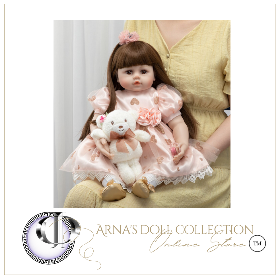 Arna Lisa Collection - Baby  Alesha - 60cm Silicone Vinyl Newborn Doll