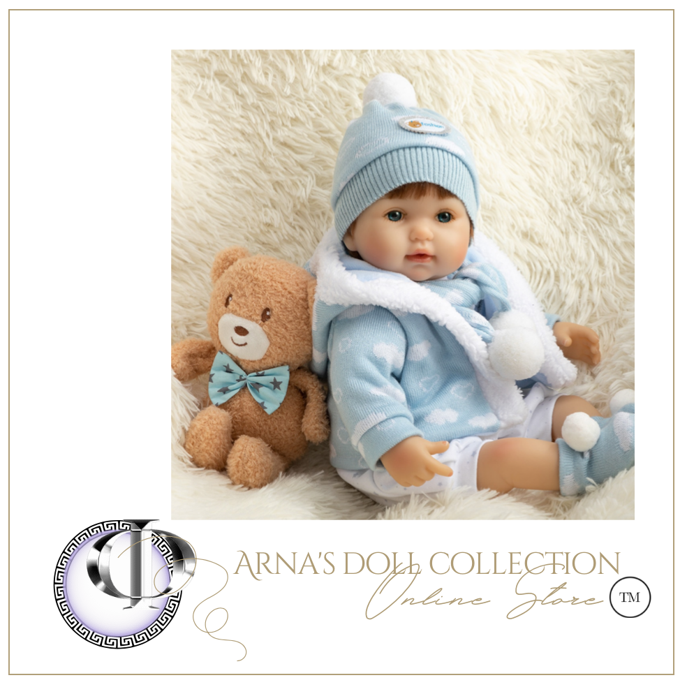Arna Lisa Collection - Baby Karl - 46cm Silicone Vinyl Newborn Doll