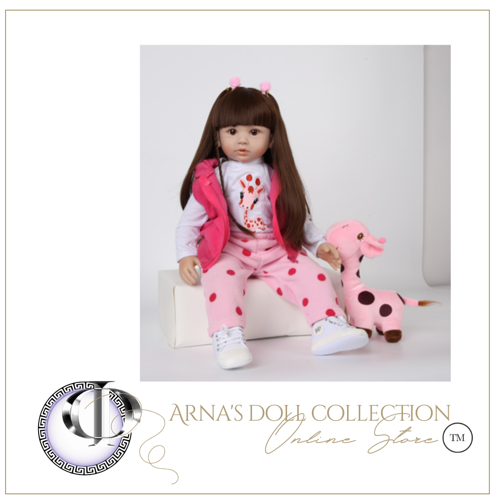 Arna Lisa Collection - Baby Amelia - 60cm Silicone Vinyl Newborn Doll
