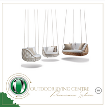 Load image into Gallery viewer, Luxury Outdoor Hanging Basket Bird&#39;s Nest Swing Rattan Hammock
