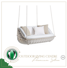Load image into Gallery viewer, Luxury Outdoor Hanging Basket Bird&#39;s Nest Swing Rattan Hammock
