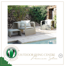 Load image into Gallery viewer, Luxury Plus Furniture - Rattan Set 2 Chairs + 2 Stools (Balcony, Patio, Courtyard)
