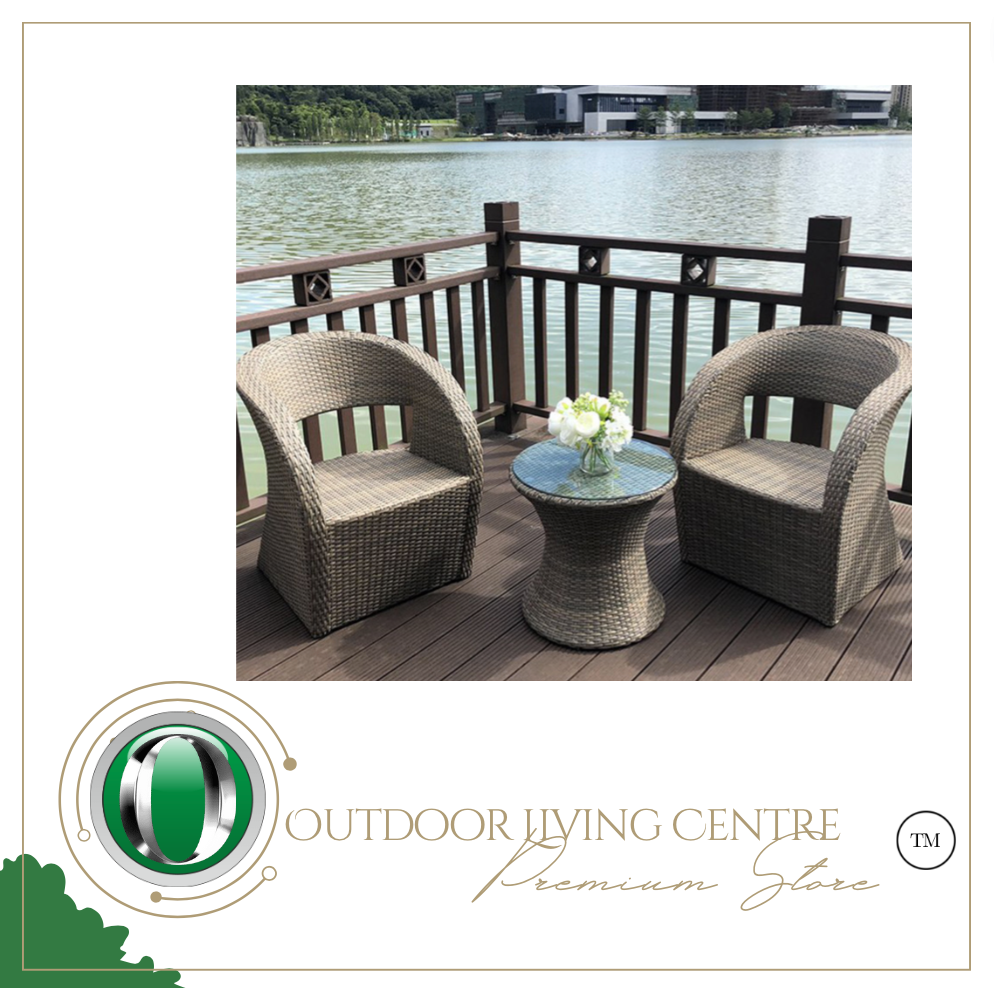 Luxury Plus Furniture - 2 Chairs + Table (Balcony, Patio, Courtyard)